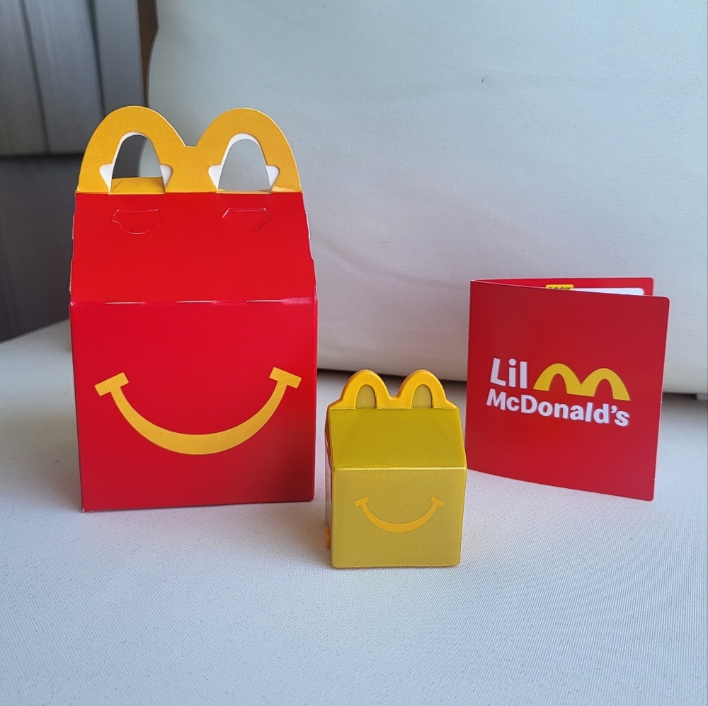 Golden Happy Meal Lil McDonald's Toy/ Mini Happy Meal Toy/ Golden Mcd's Toy
